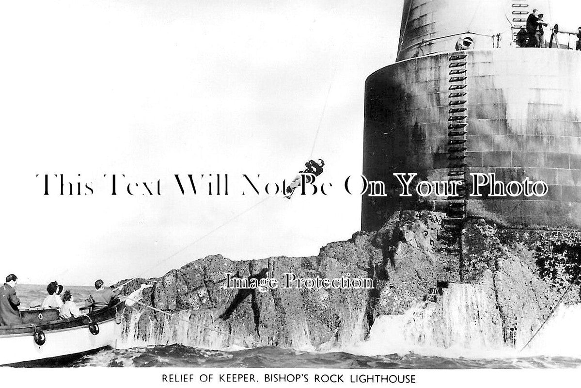 CO 2424 - Relief Of Bishops Rock Lighthouse Keeper, Cornwall