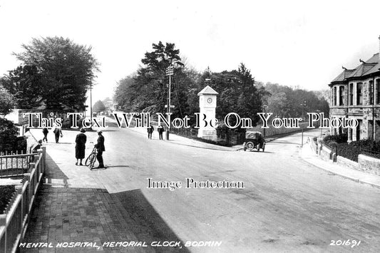 CO 2437 - Mental Hospital, Memorial Clock, Bodmin, Cornwall