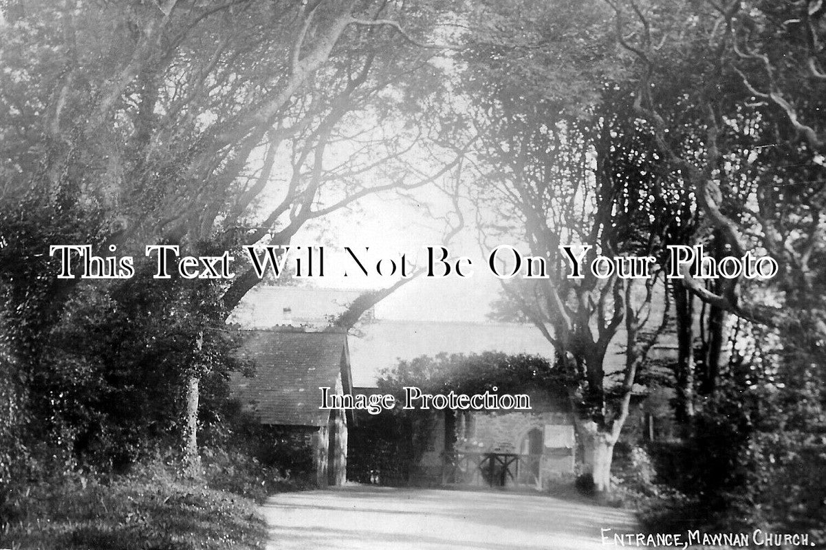 CO 2455 - Entrance To Mawnan Church, Cornwall