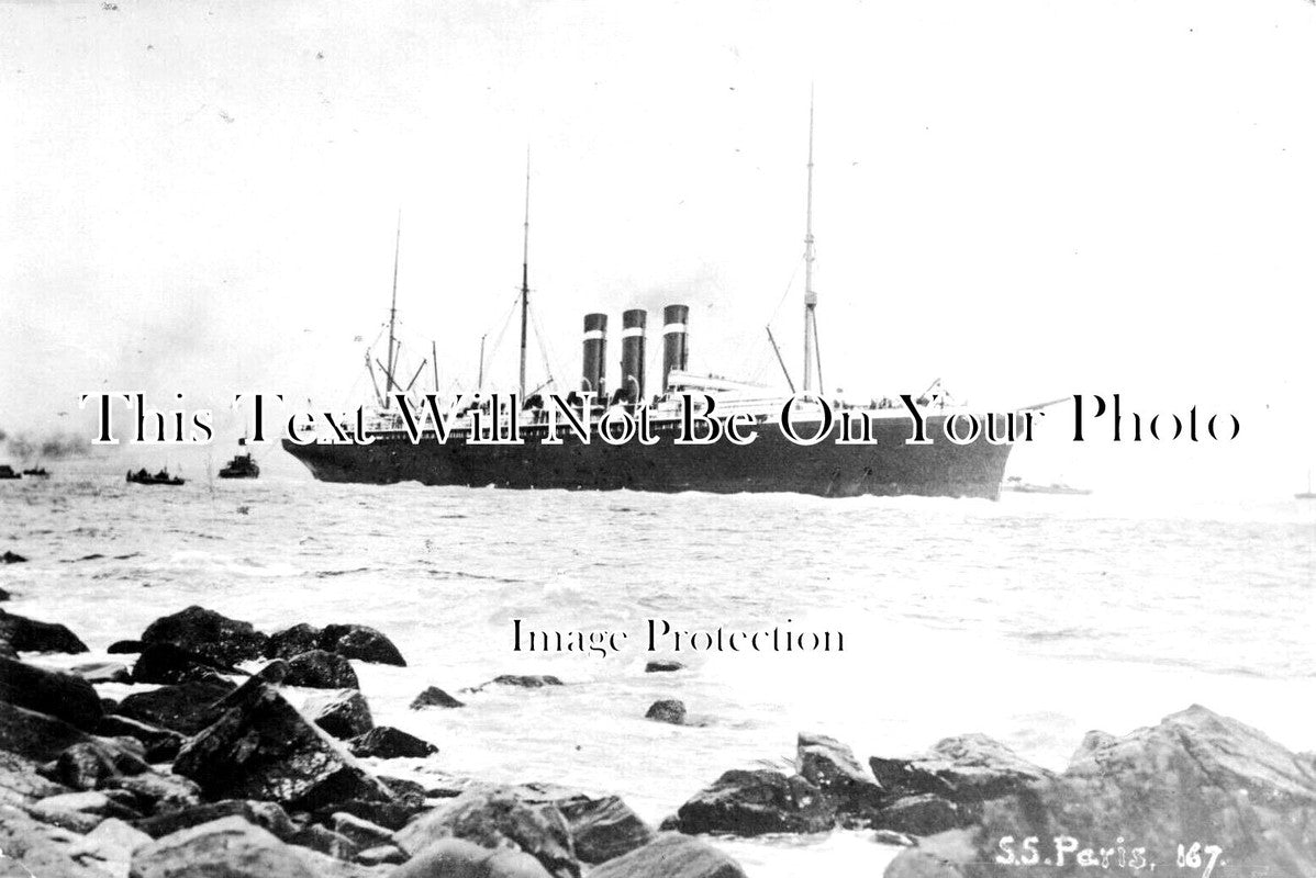 CO 2463 - SS Paris Shipwreck, The Lizard, Cornwall