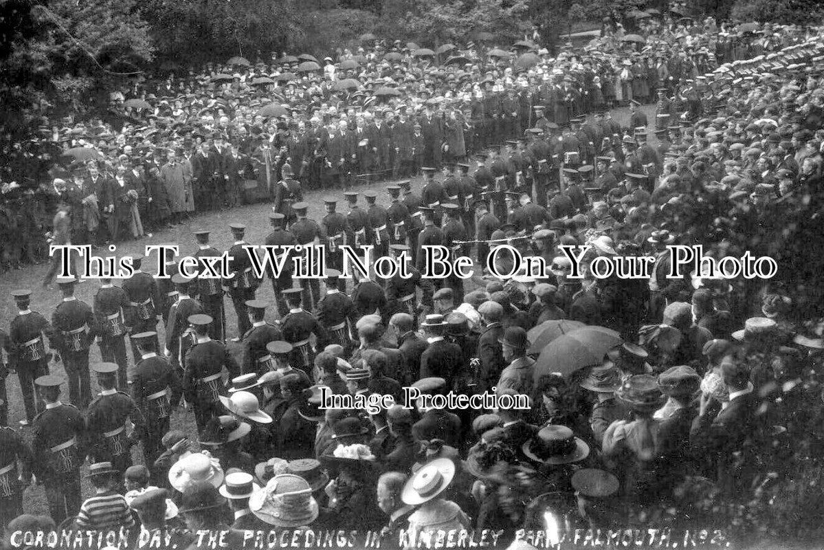 CO 2483 - Coronation Day, Falmouth, Cornwall