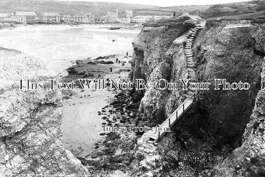 CO 2487 - Cliff Steps, Perranporth, Cornwall