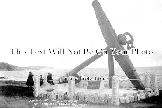 CO 2499 - Anchor Of HMS Cambridge, Gyllyngvase, Cornwall
