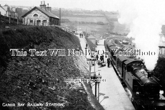 CO 255 - Carbis Bay Railway Station, Near Hayle, Cornwall c1912