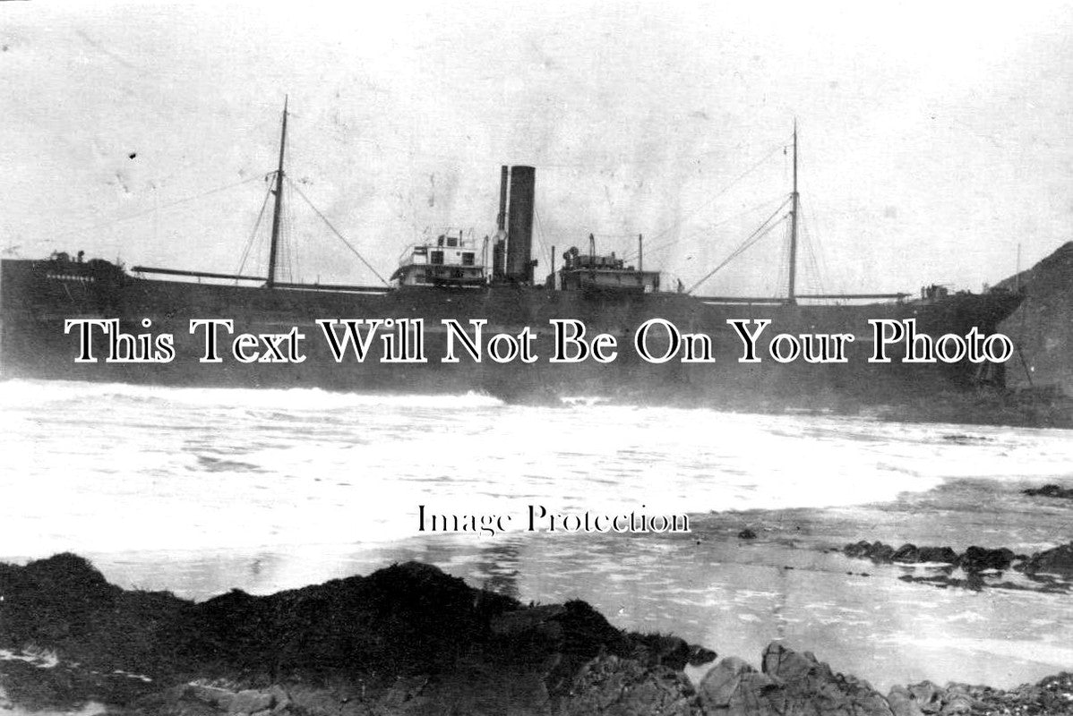 CO 2635 - Woodbridge Shipwreck, Bude, Cornwall 1911