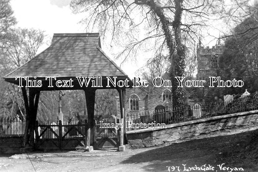 CO 2650 - Lychgate, Veryan Church, Cornwall