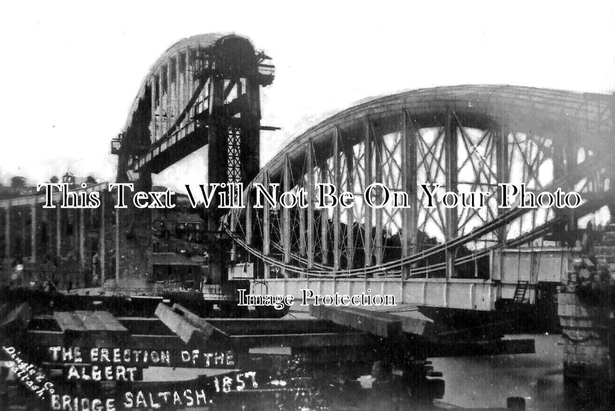 CO 2694 - The Albert Bridge, Saltash, Cornwall c1910