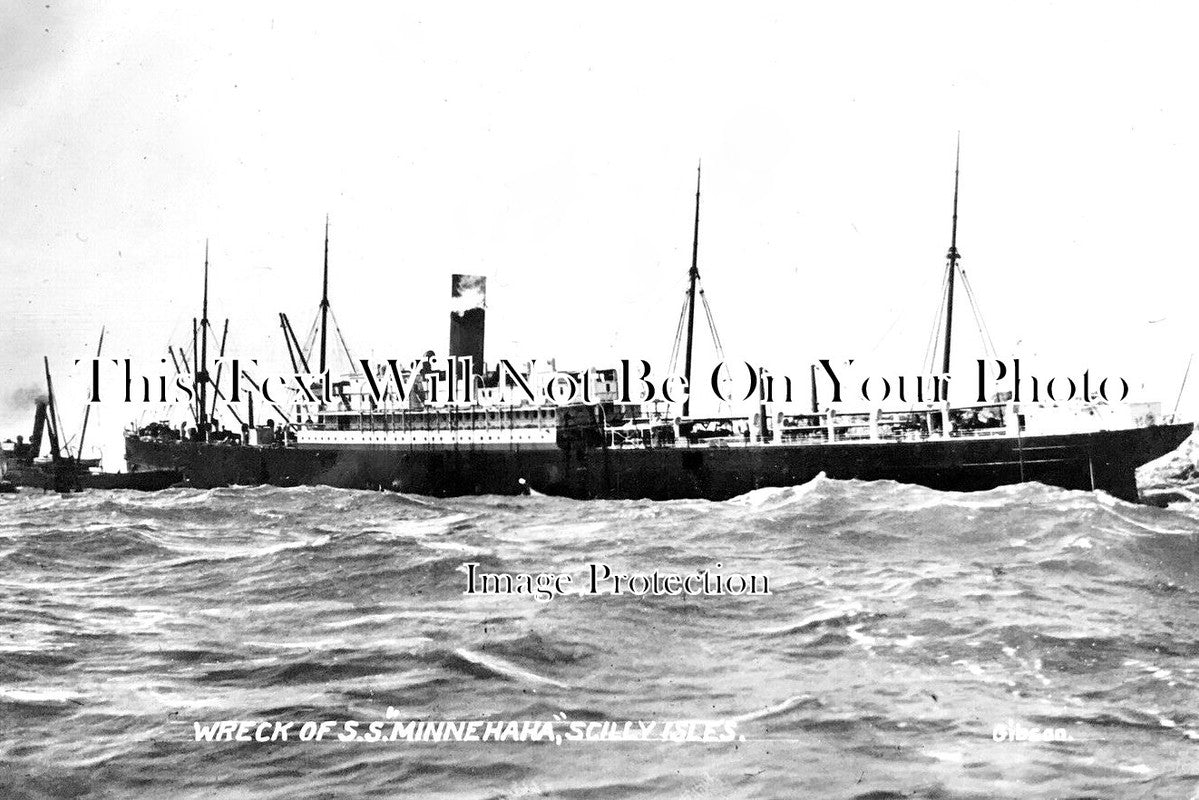 CO 2695 - SS Minnehaha Shipwreck, Scilly Isles, Cornwall