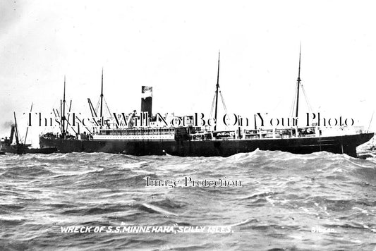 CO 2695 - SS Minnehaha Shipwreck, Scilly Isles, Cornwall