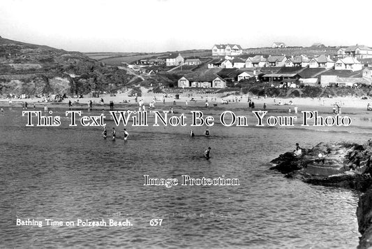CO 2728 - Bathing Time On Polzeath Beach, Cornwall