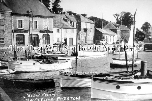 CO 2733 - View From Mays Cafe, Padstow, Cornwall