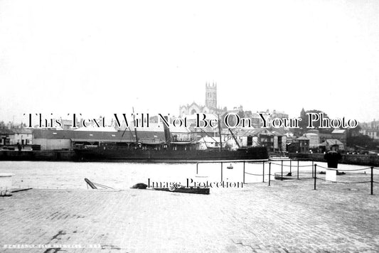 CO 2742 - Penzance From The Docks, Cornwall