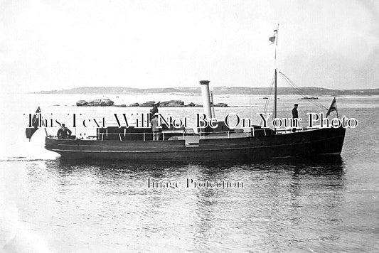 CO 2743 - Steam Boat At Scilly Isles, Cornwall
