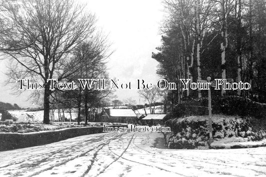 CO 2763 - Snow At Nut Lane, Lelant, Cornwall