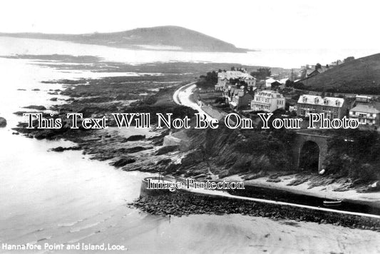 CO 2764 - Hannafore Point & Island, Looe, Cornwall c1932