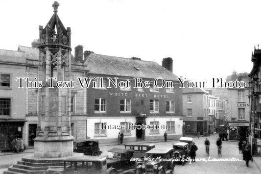 CO 2785 - Launceston War Memorial & Square, Cornwall