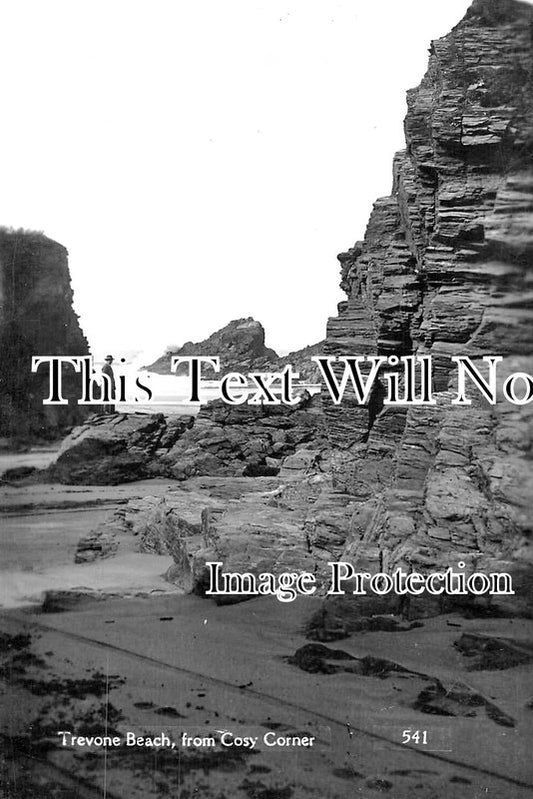 CO 2792 - Trevone Beach From Cosy Corner, Cornwall