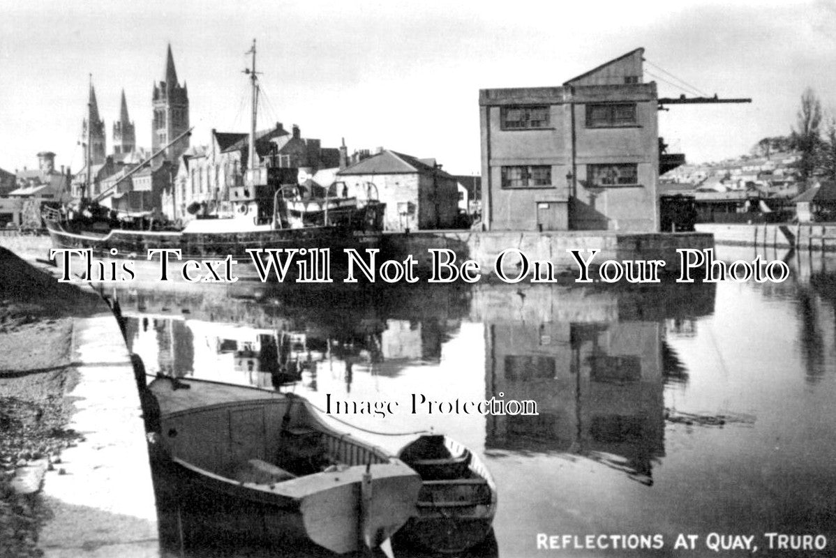 CO 2820 - Reflections At Quay, Truro, Cornwall