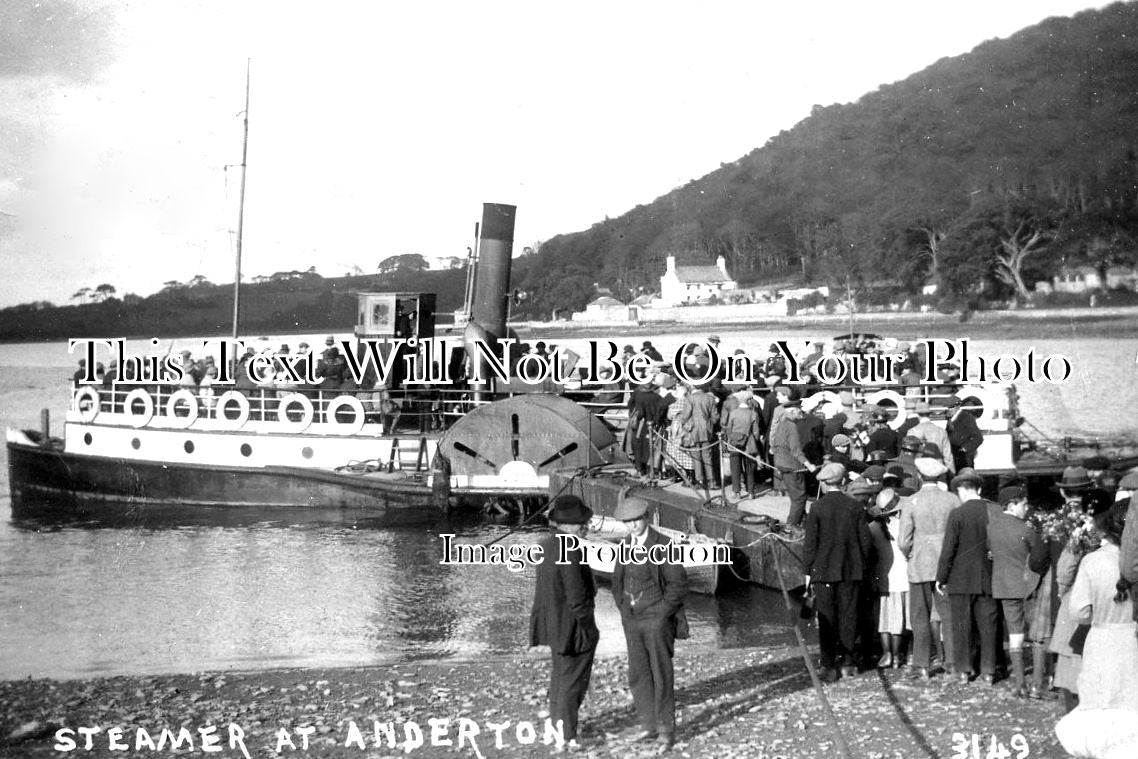 CO 2877 - Steamer At Anderton, Cornwall