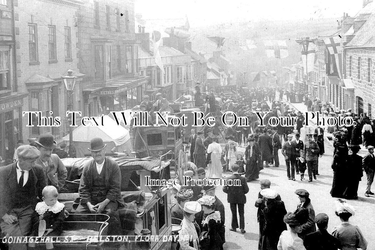 CO 2909 - Flora Day, Coinagehall Street, Helston, Cornwall