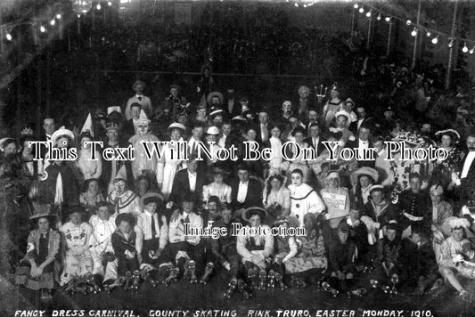 CO 2937 - Fancy Dress Carnival, Truro Skating Rink, Cornwall 1910
