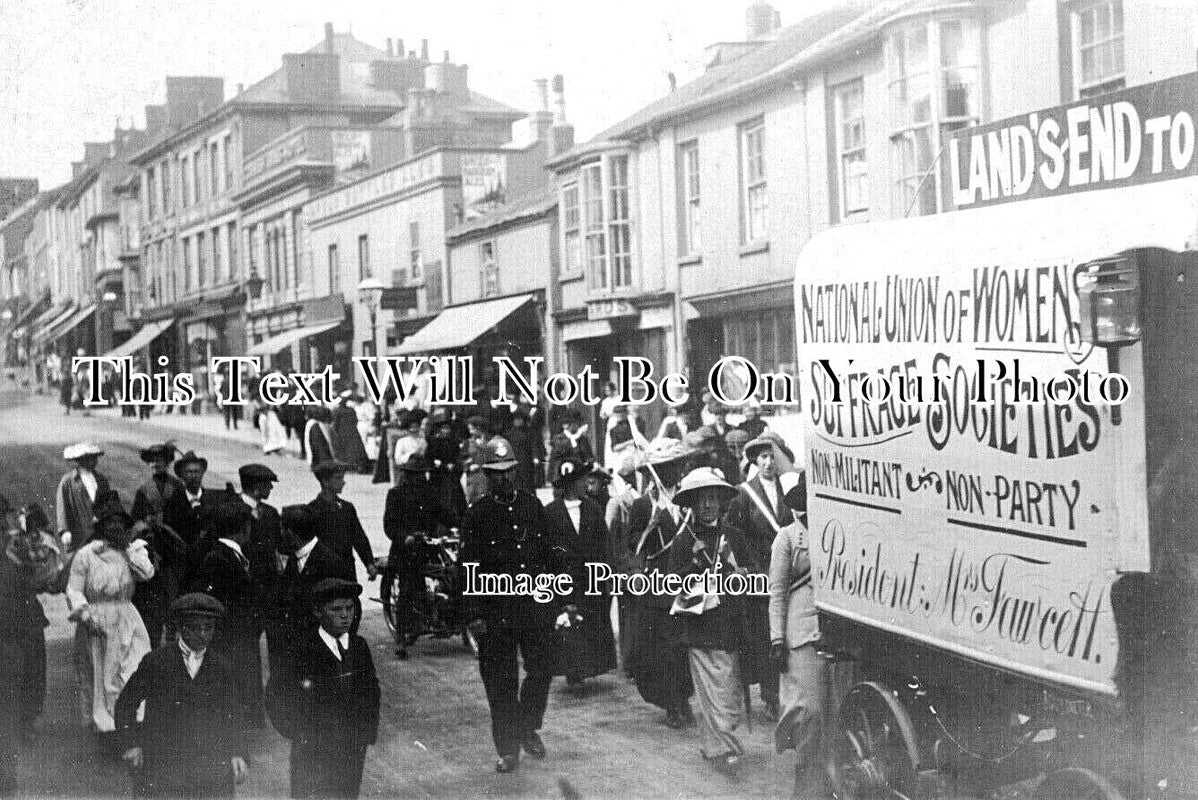 CO 2951 - Suffragette March Lands End To London, Penzance, Cornwall