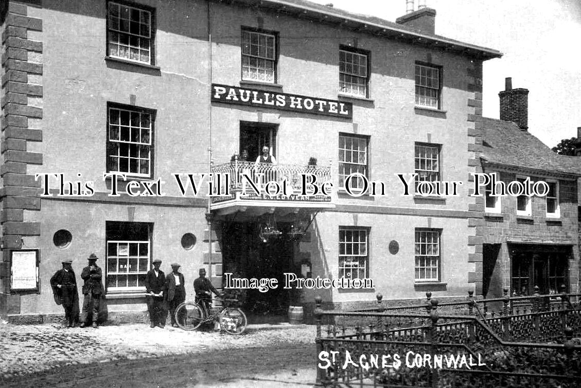 CO 2953 - Paulls Hotel, St Agnes, Cornwall