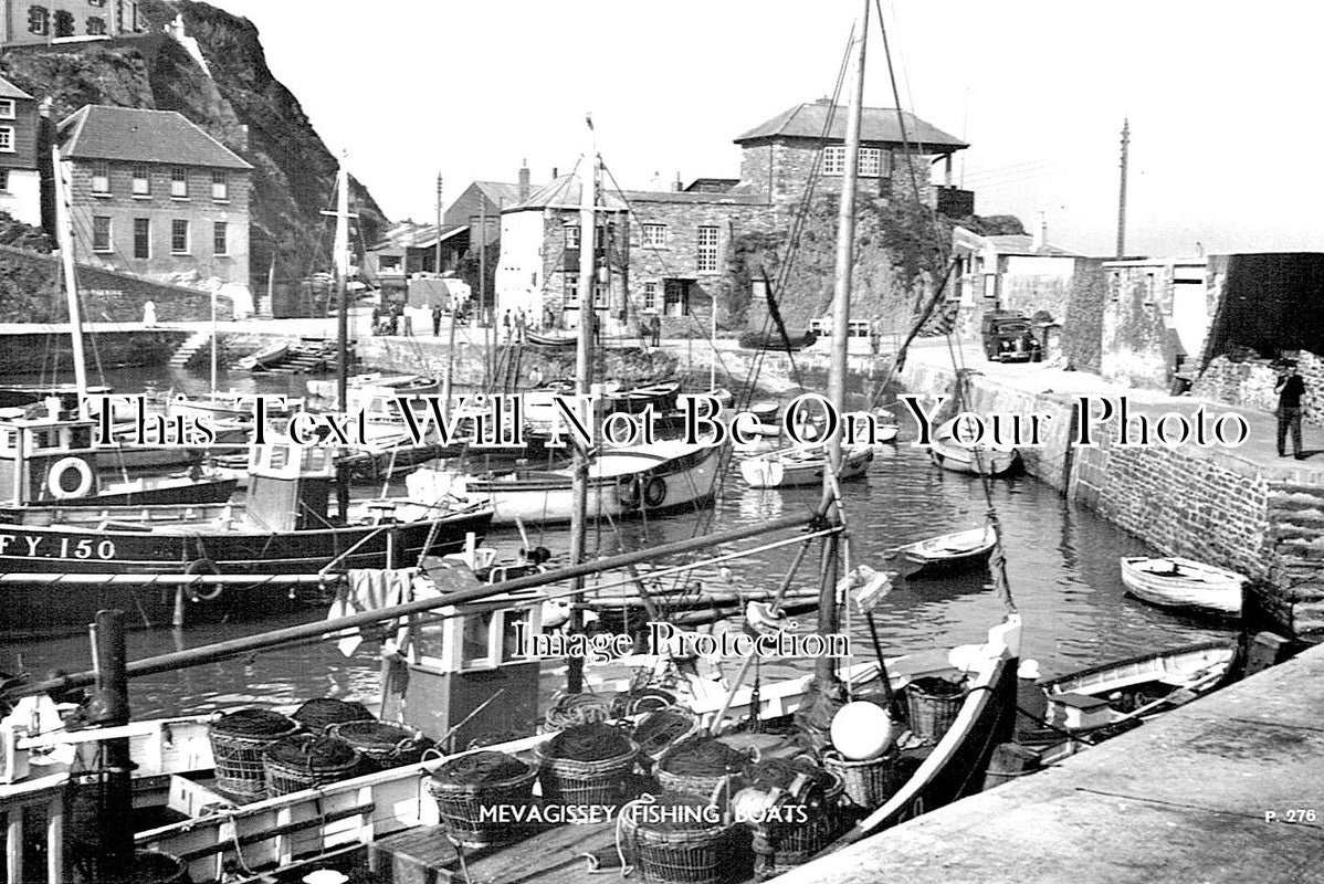 CO 2964 - Mevagissey Fishing Boats, Cornwall