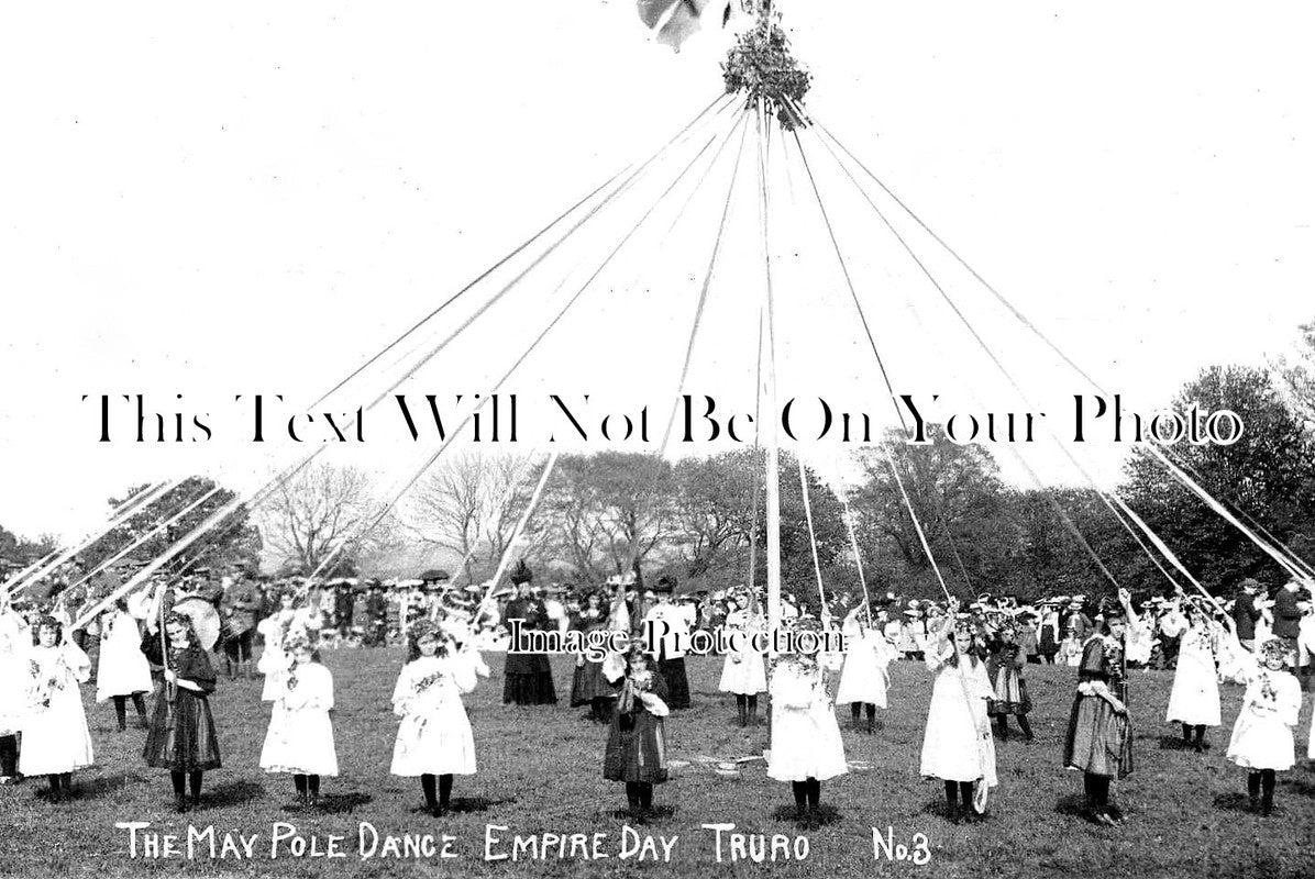 CO 2968 - The May Pole Dance, Empire Day, Truro, Cornwall