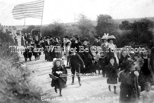 CO 3006 - Band Of Hope Tea Treat Procession, Newlyn East, Cornwall 1910
