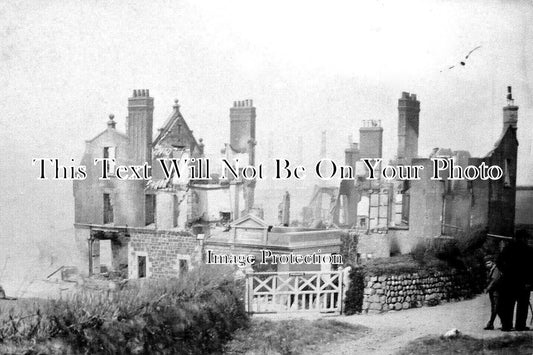CO 3041 - Polurrian Hotel Fire, Mullion, Cornwall 1909