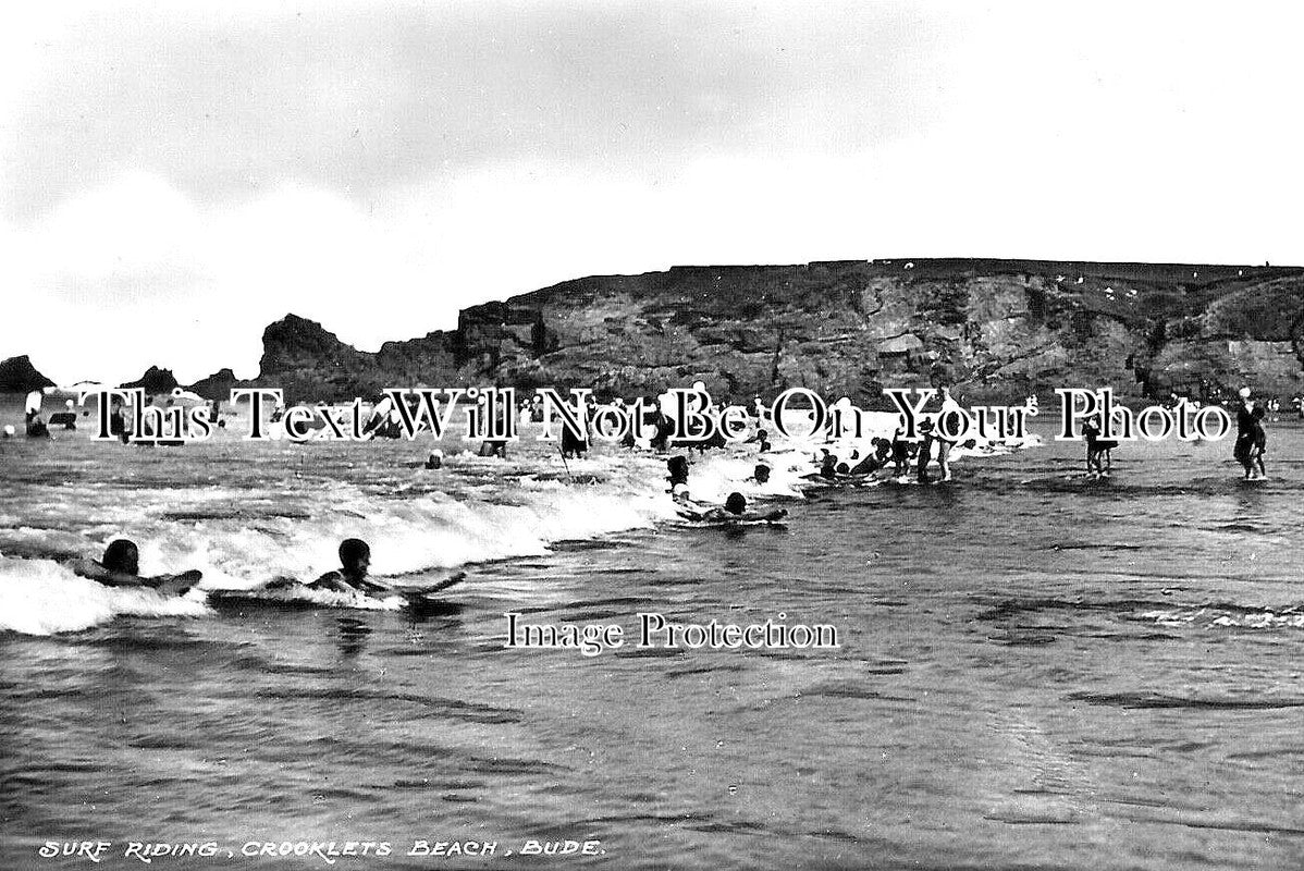 CO 3049 - Surf Ridings, Crooklets Beach, Bude, Cornwall c1938