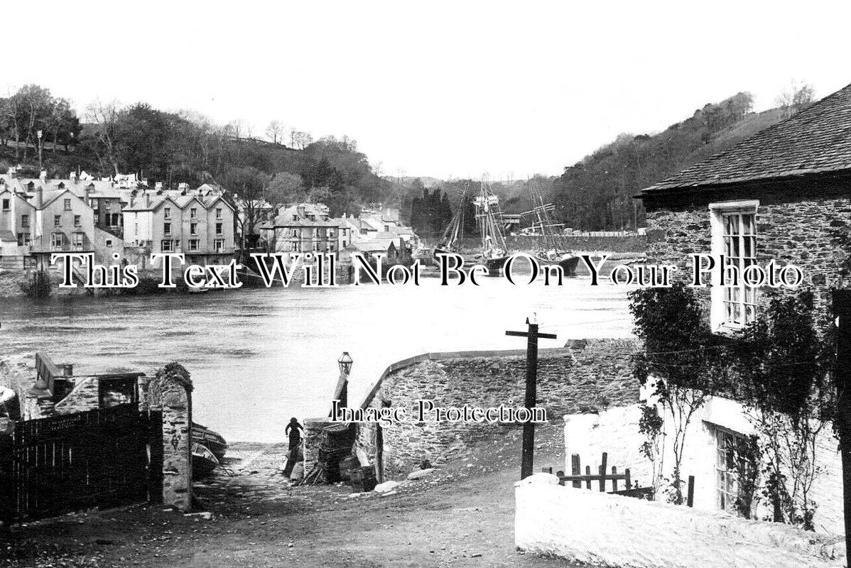 CO 3057 - Fowey From Bodinnick, Cornwall