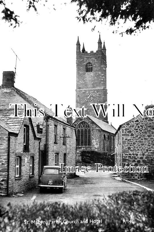 CO 3063 - St Mabyn Parish Church & Hotel, Cornwall