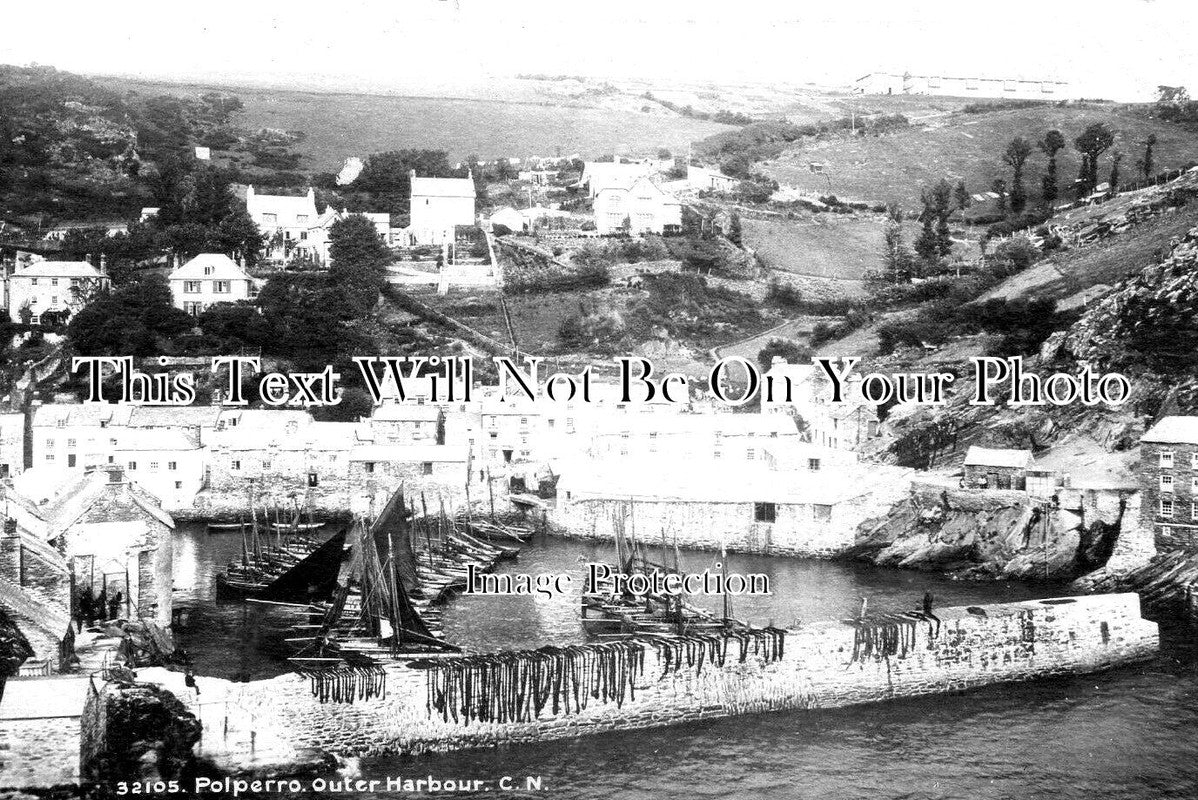 CO 3085 - Polperro Outer Harbour, Cornwall
