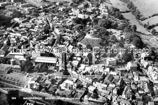 CO 3094 - Launceston Aerial View, Cornwall