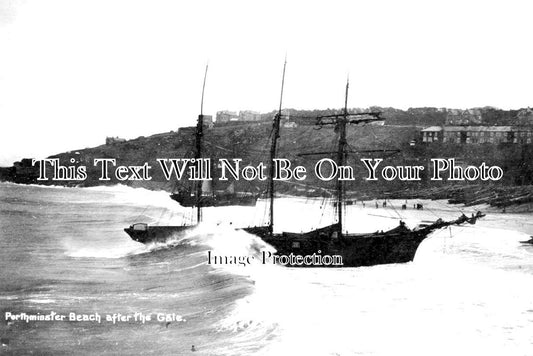 CO 3133 - Lizzie R Wilce & Mary Barrow Shipwreck, Porthminster, Cornwall 1908
