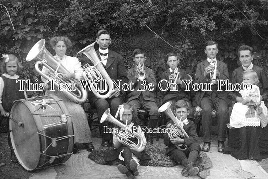 CO 3147 - The Tamblyn Family Band, Cornwall c1910
