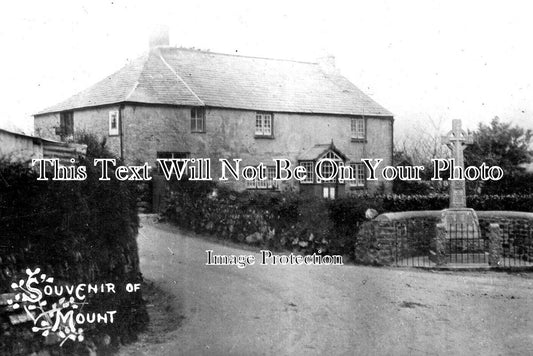 CO 3153 - Mount Village & War Memorial Near Bodmin, Cornwall c1926