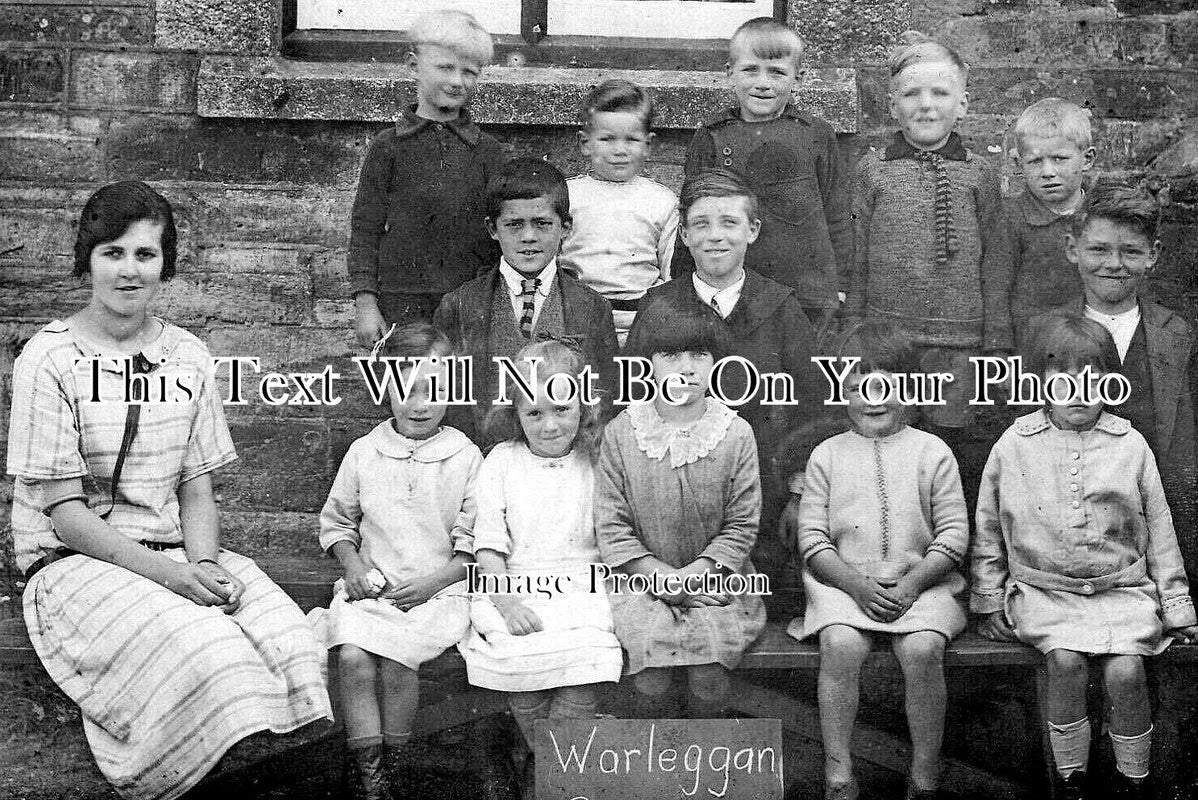 CO 3155 - Warleggan School, Cornwall c1925