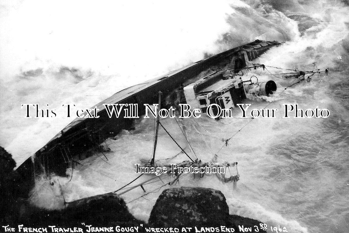 CO 3165 - French Trawler Jeanne Gougy Shipwreck, Cornwall 1962
