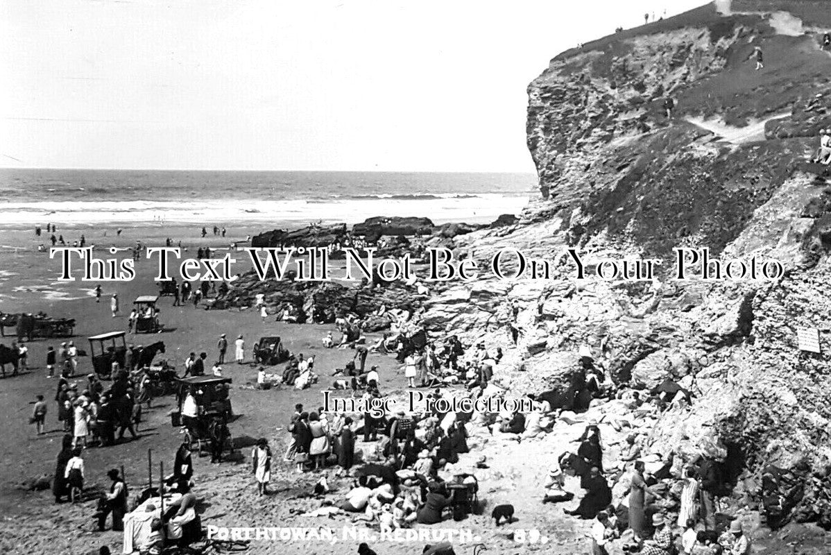 CO 3215 - Porthtowan Beach Near Redruth, Cornwall