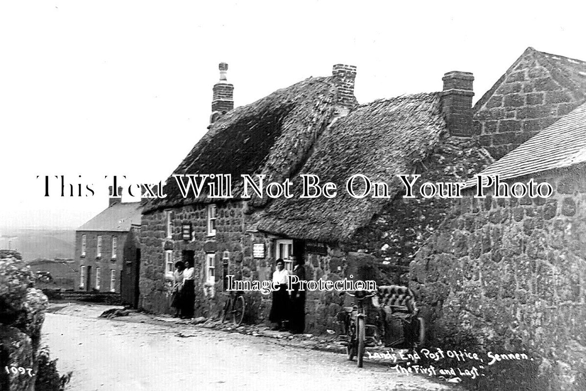 CO 3216 - Lands End Post Office, First & Last, Sennen, Cornwall