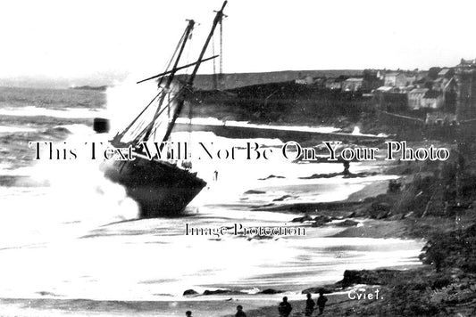 CO 3283 - Shipwreck Of The Cviet, Porthleven, Cornwall