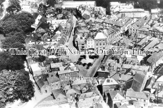 CO 3291 - Launceston From The Air, Cornwall