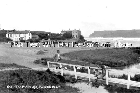 CO 3373 - The Footbridge, Polzeath Beach, Cornwall