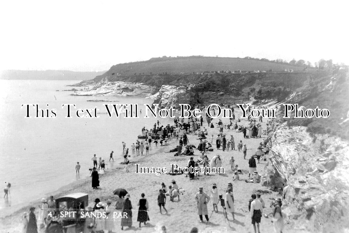 CO 3401 - Spit Sands, Par, Cornwall c1925