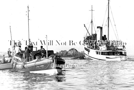 CO 3457 - RMV Scillonian Lifeboat, St Agnes, Scilly Isles, Cornwall c1951