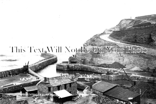 CO 3459 - Harbour Entrance & Cliff, Portreath, Cornwall