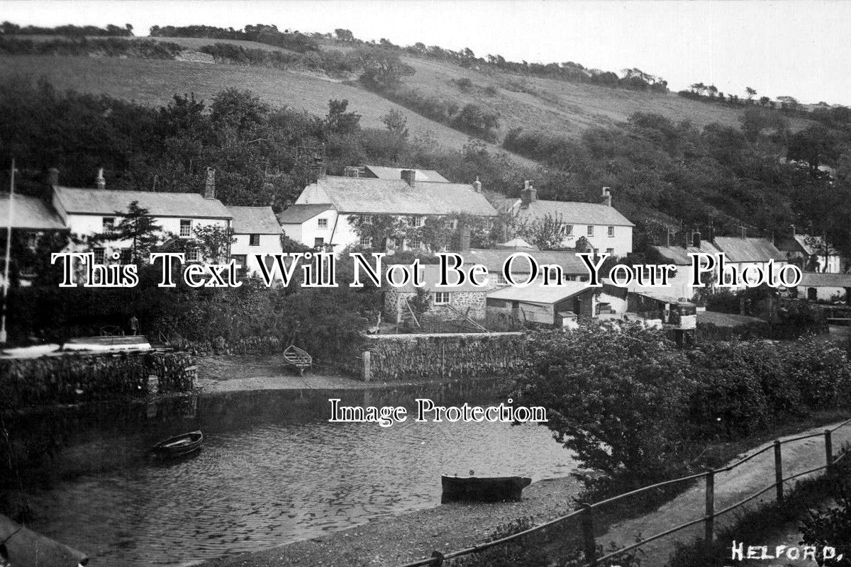 CO 352 - Helford From The Post Office, Cornwall